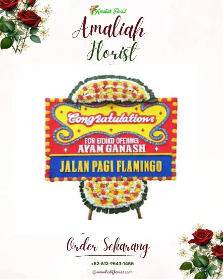 Sewa Papan Bunga Tampingan